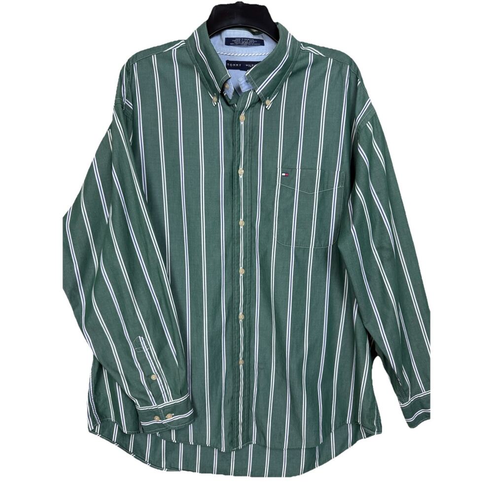 Tommy Hilfiger Men's XL Button‎ Down Shirt Casual Preppy Career Office